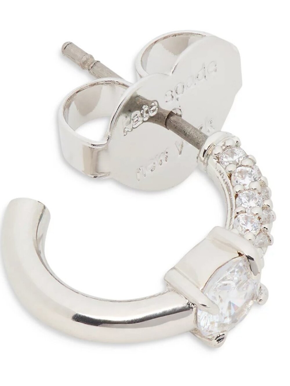 Kate Spade New York Hint of Shimmer Huggie Hoop Earrings